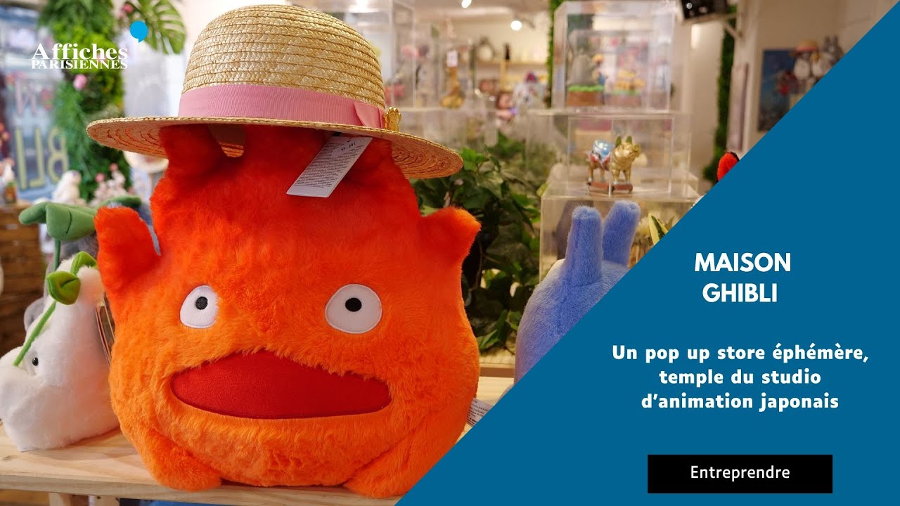 Maison Ghibli, pop up store éphémère, temple du studio d’animation japonais
