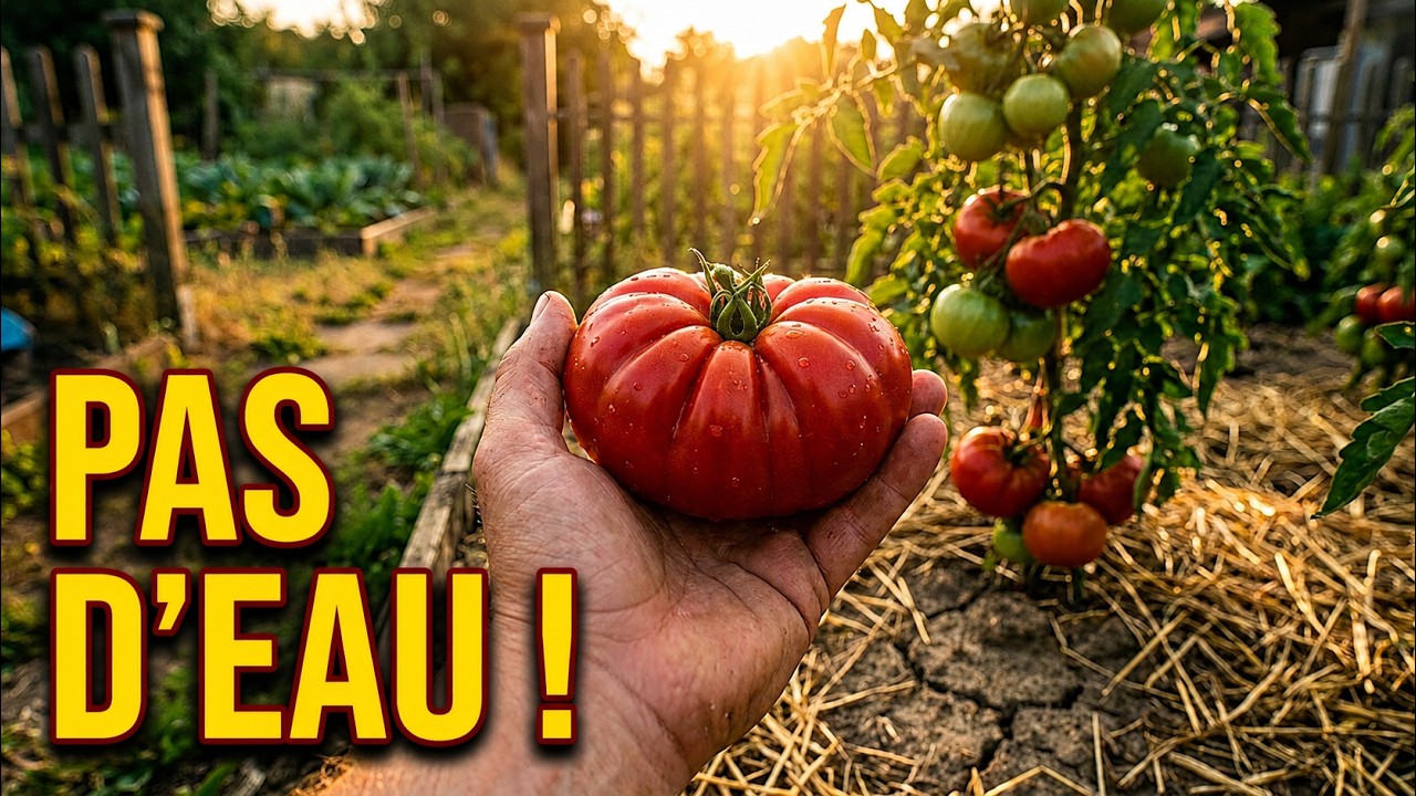 J’ai arrêté d’ARROSER mes tomates et j’ai récolté plus que jamais auparavant !