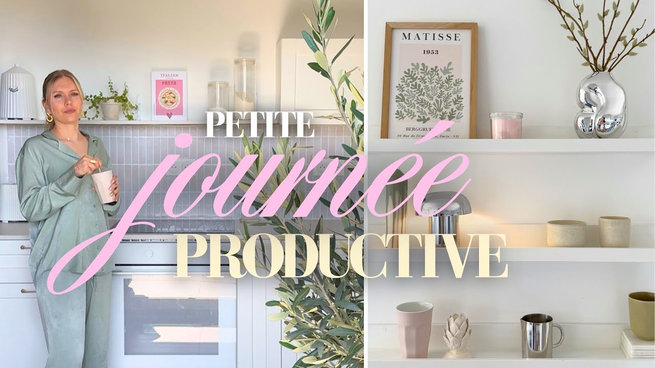 Une journée MOTIVANTE ✨ j’allège ma salle de bain 🫧, déco, recette 🍓 & nouveautés