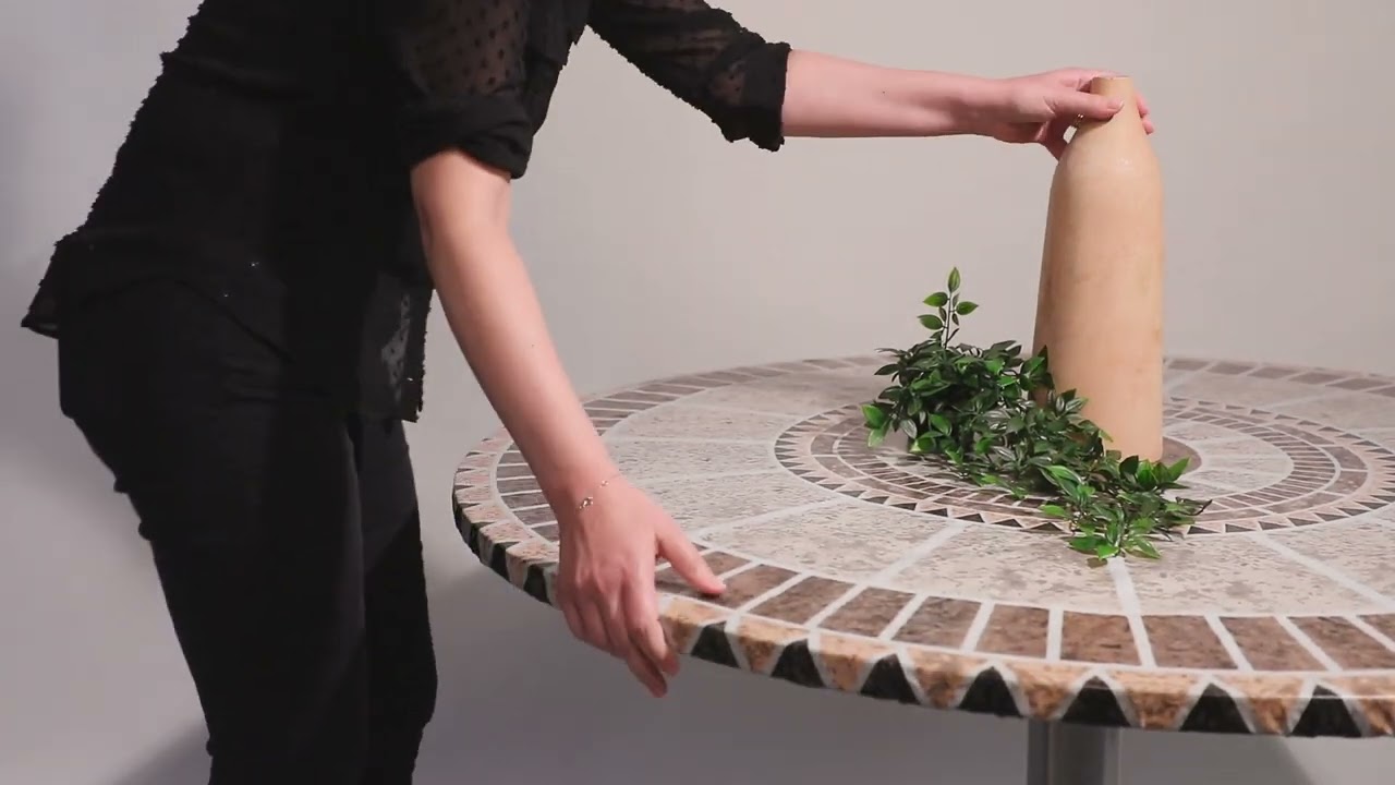 Toile cirée "Mosaïque" ronde