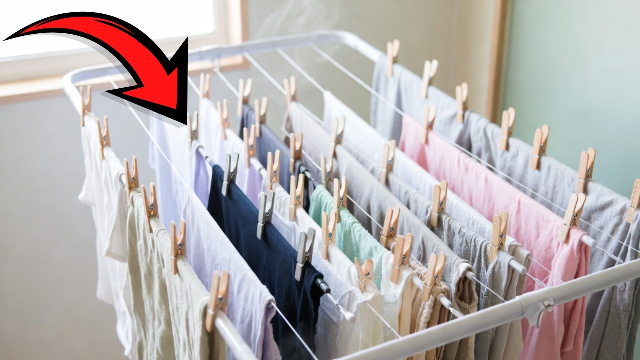 Vous avez mal étendu le linge ! Méthode japonaise 2x plus rapide