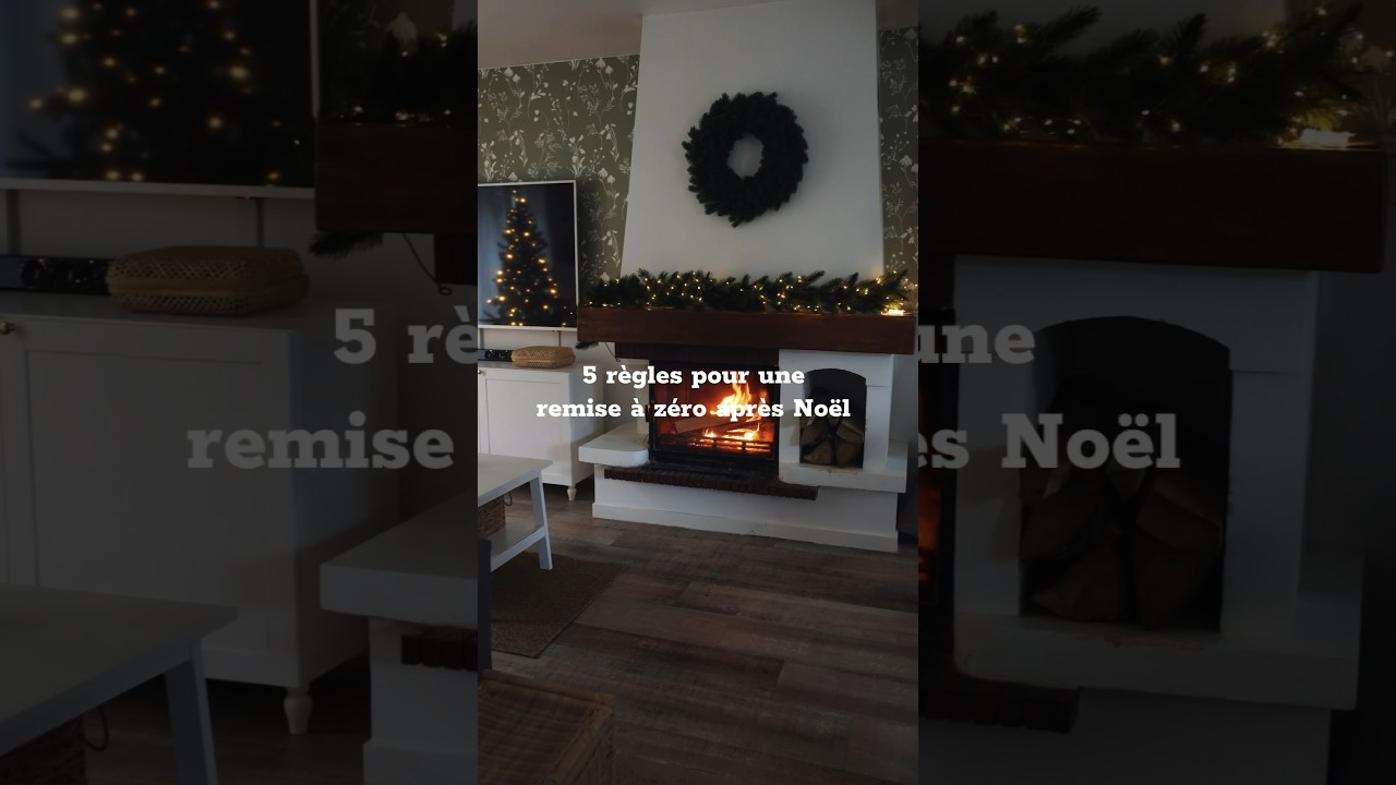 Mes 5 règles pour une remise à zéro après Noël #organisation #rangement #maison #astuces #astuce