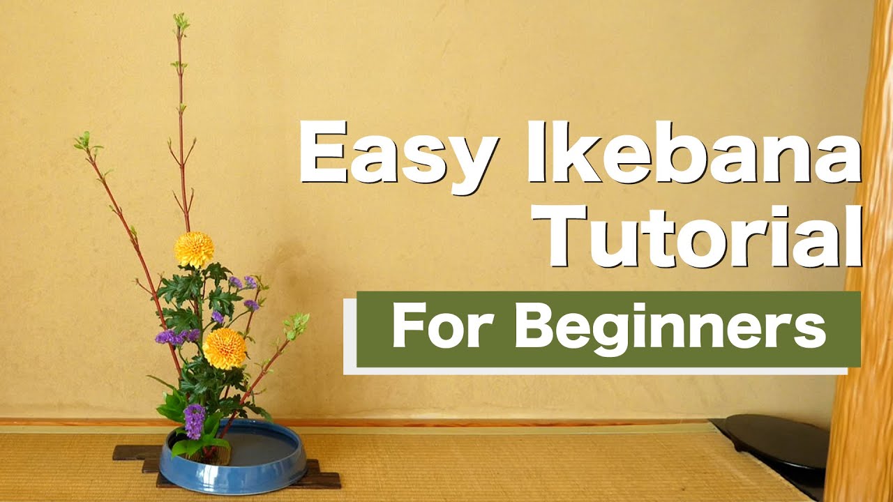 Easy Ikebana For Beginners! | Ikebana Lesson | Ikebana Master Rijo