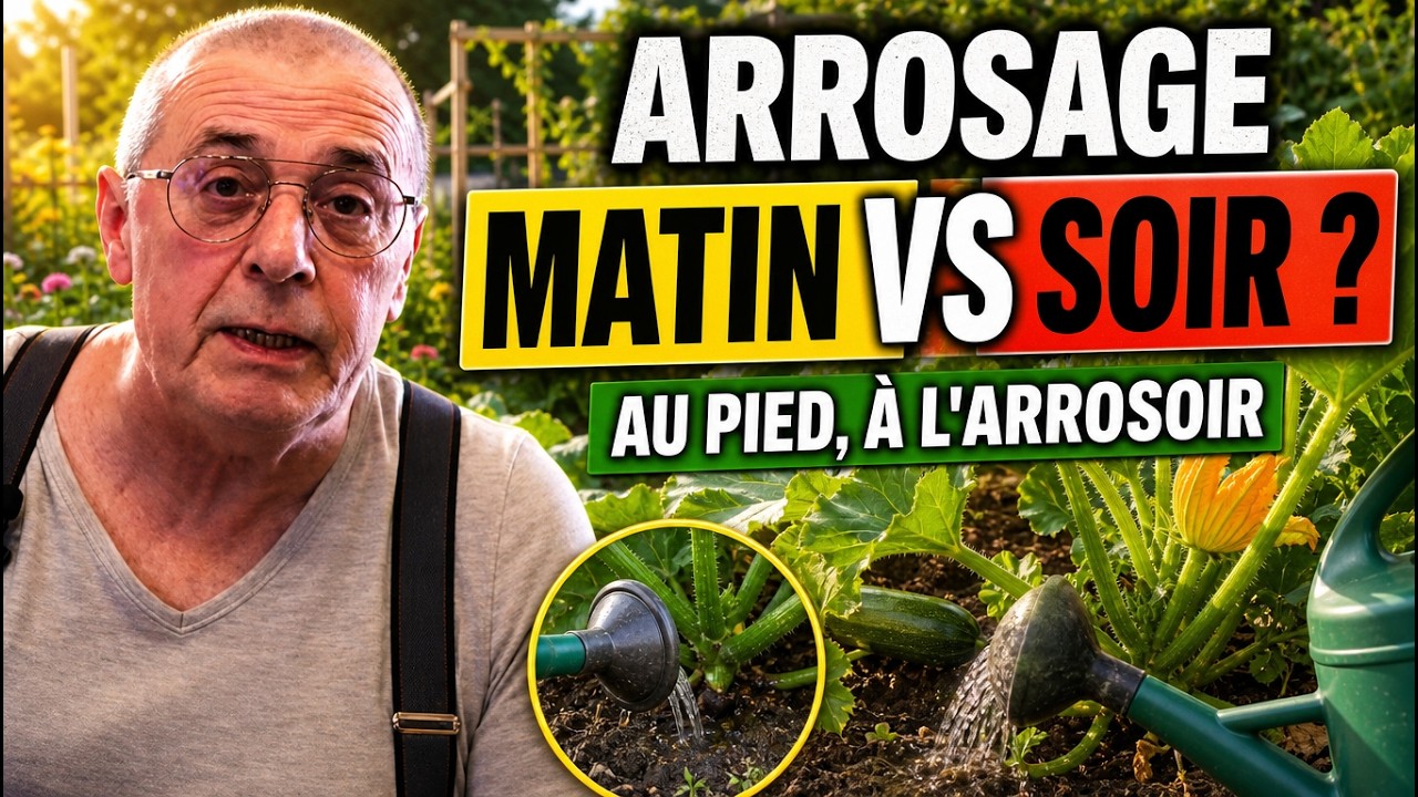Arroser le jardin le matin ou le soir ? Avantages et inconvénients