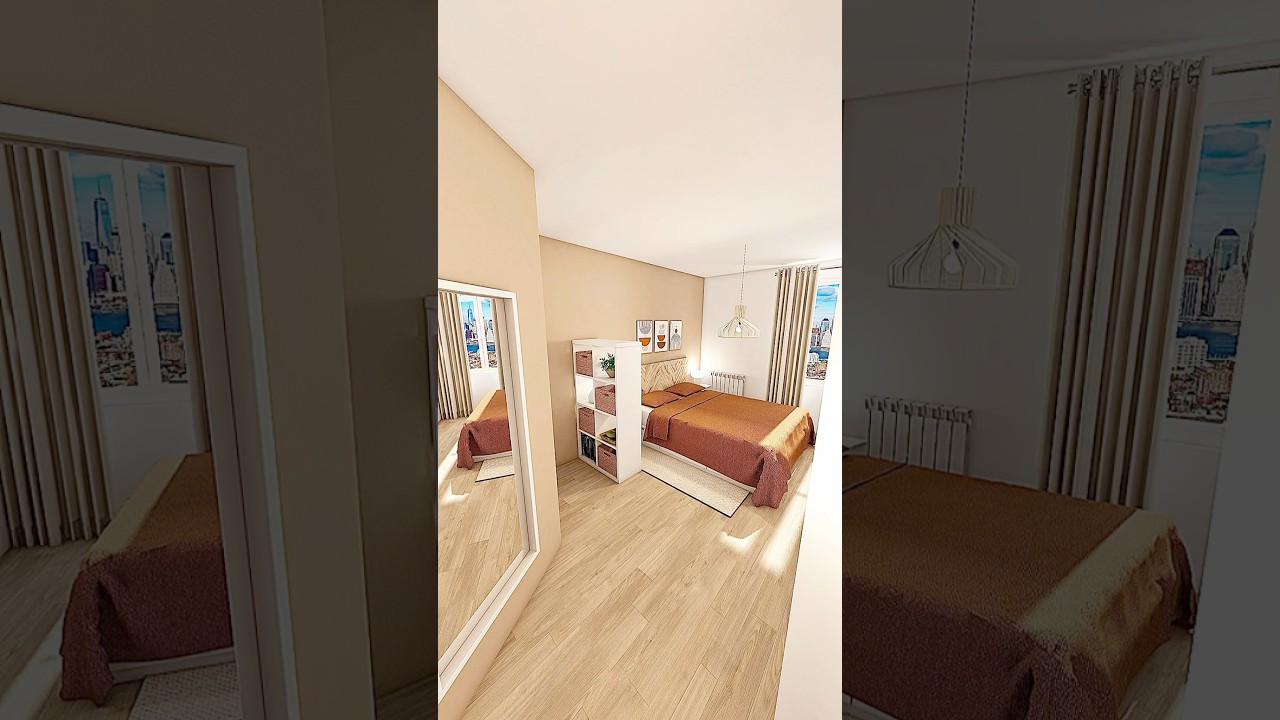 ❗️Chambre - 12m2❗️#chambre #amenagement #decorationinterieur #lit