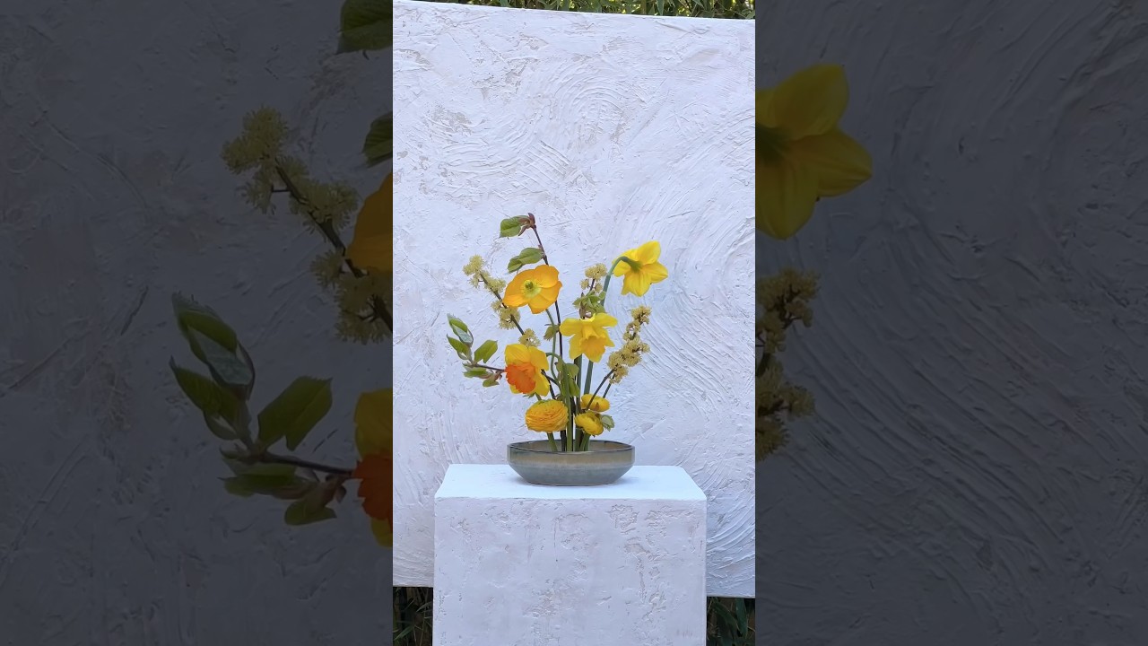 Ikebana tutorial #ikebana #ikebanatutorial