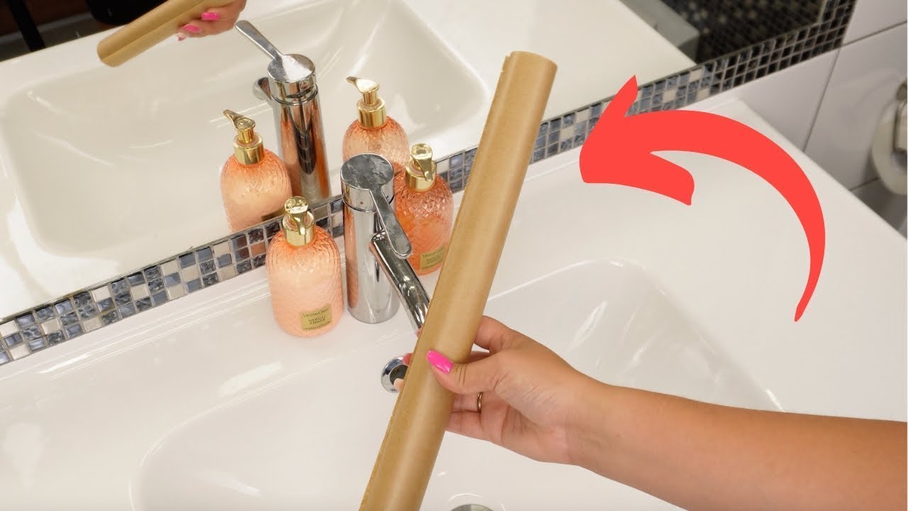 Du papier cuisson dans la salle de bain ? Essaie ça et fais briller tout le chrome !