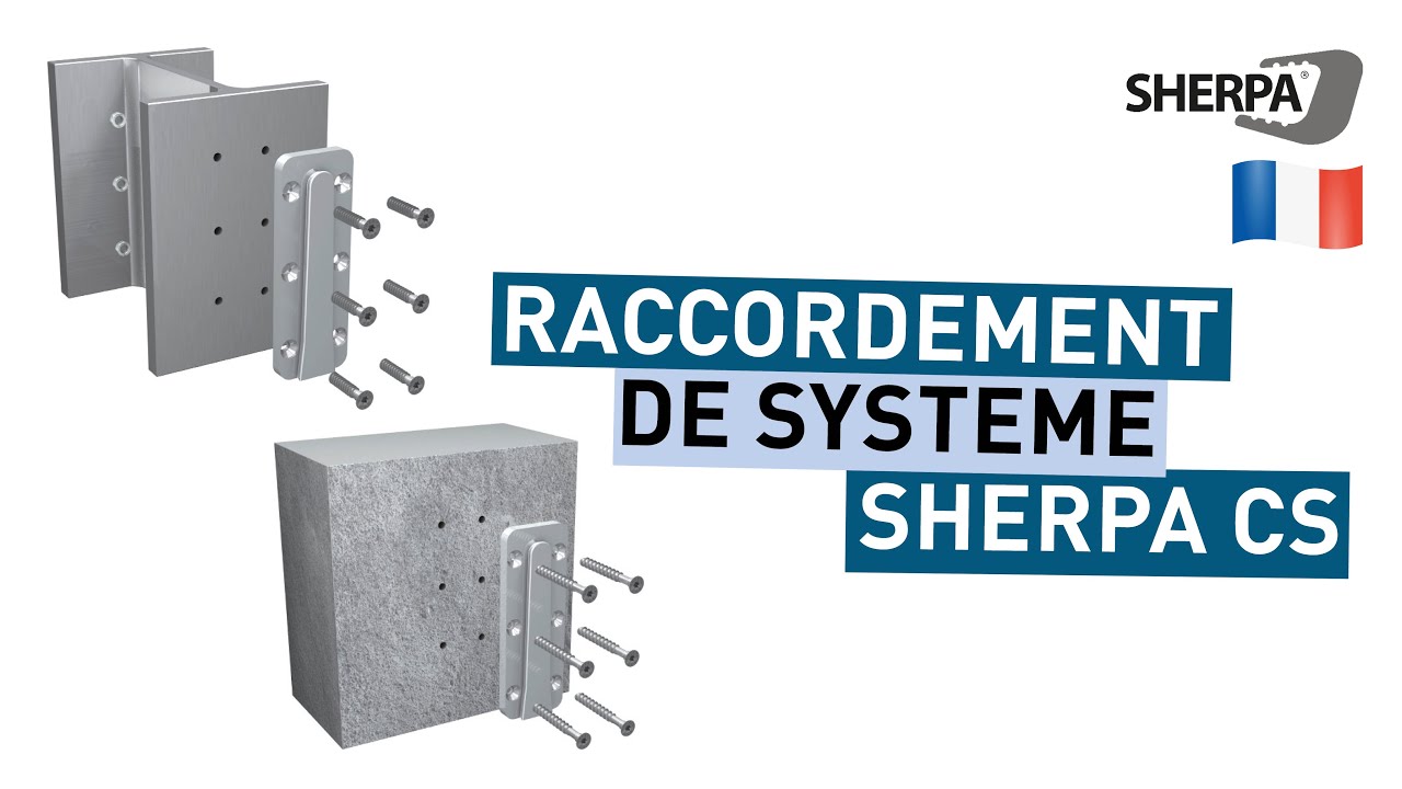 SHERPA CS – pour des raccords directs entre la construction en bois, l’acier et le béton armé