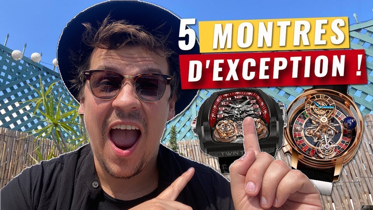 5 Montres d’exception pour 3M € !