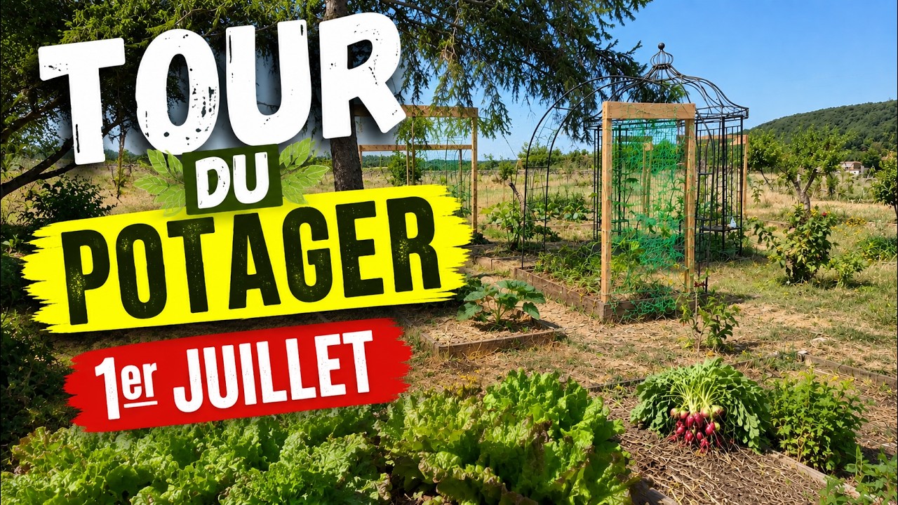 Le potager souffre déjà… bilan du après la canicule de Juin !