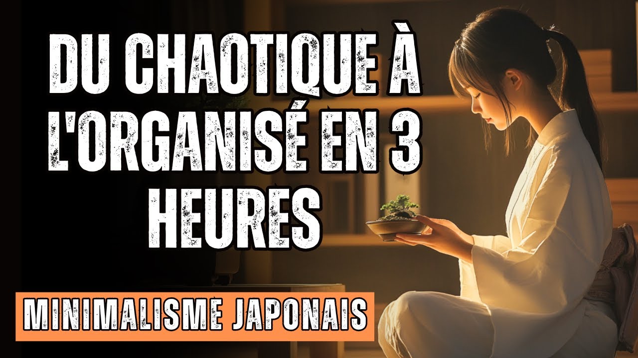 ORGANISEZ VOTRE MAISON EN ENTIER EN 3 HEURES (MÉTHODE JAPONAISE COMPLÈTE)