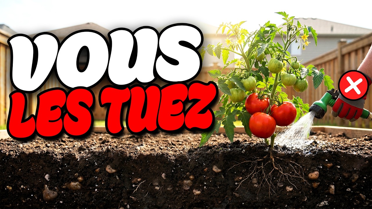 Arrêtez d'arroser vos TOMATES tous les jours | Faites plutôt ceci