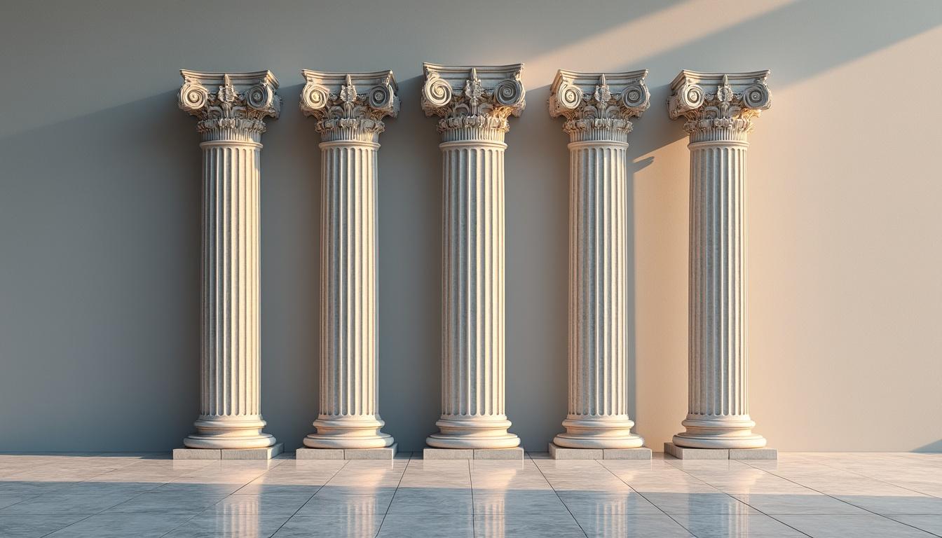 découvrez les 5 ordres architecturaux classiques et leurs caractéristiques principales pour mieux comprendre l'art et l'histoire de l'architecture.