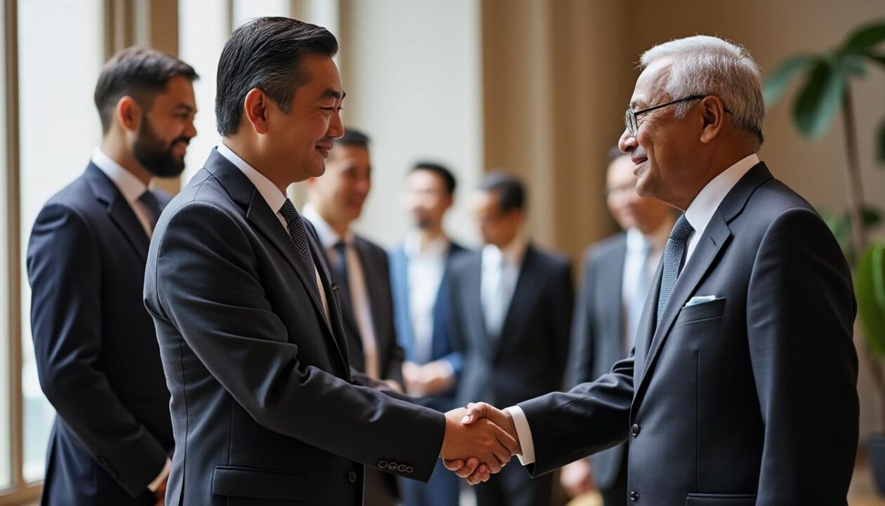 découvrez les félicitations de l'ambassadeur ono à m. bapiraju pour l'attribution de sa prestigieuse décoration honorifique, soulignant ses contributions remarquables.