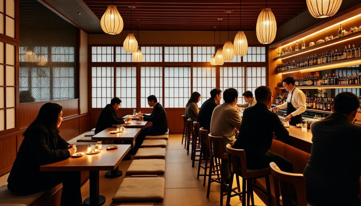 explorez l'izakaya, un bar japonais secret et convivial situé au cœur de l'hôtel firstname à toulouse, pour une expérience culinaire authentique et unique.