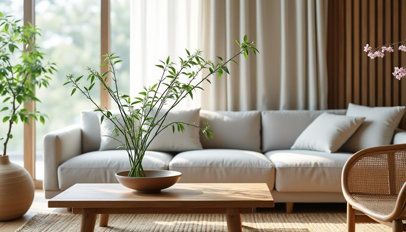 découvrez une astuce japonaise gratuite pour transformer et embellir votre salon ce printemps, sans avoir besoin d'acheter de bouquet. simple, naturel et économique !