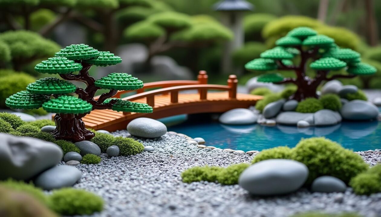 découvrez ce lego unique qui recrée un jardin zen japonais, idéal pour une expérience de détente et de sérénité chez vous.