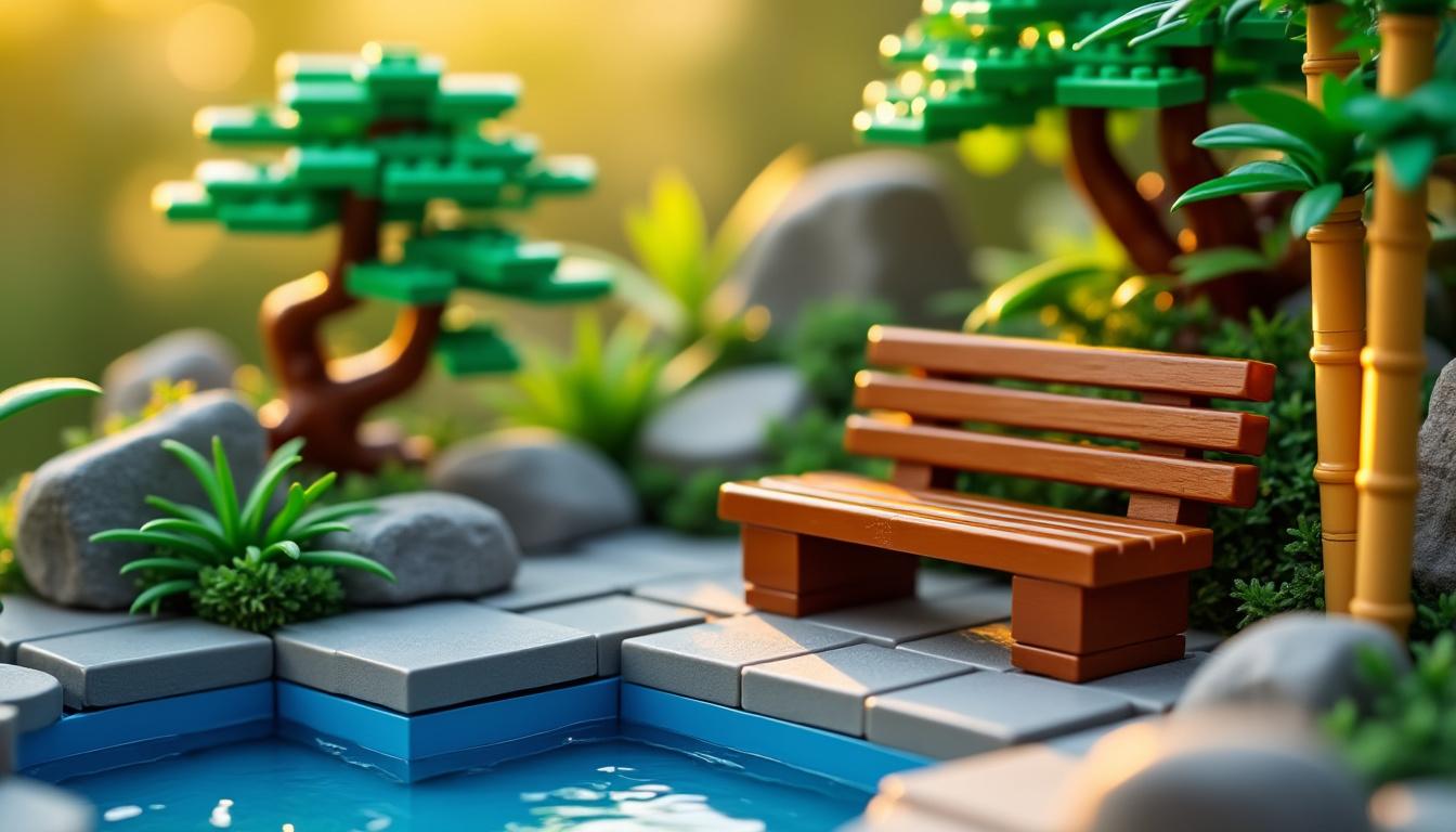 découvrez lego le jardin paisible, un set de construction zen à -19% pour créer votre propre oasis de détente et de créativité. parfait pour se relaxer tout en assemblant un coin paisible.