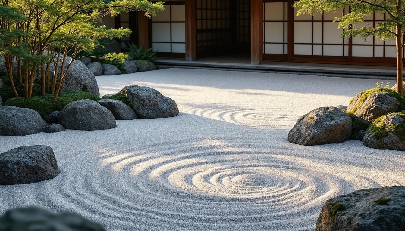 découvrez l'origine et le symbolisme des jardins secs japonais, explorez leur histoire fascinante et comprenez la signification profonde de cet art traditionnel.