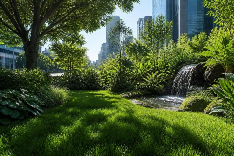 L’Oasis Citadine : Réduire la température du jardin de 10°C et révolutionner l’entretien sans jamais tondre