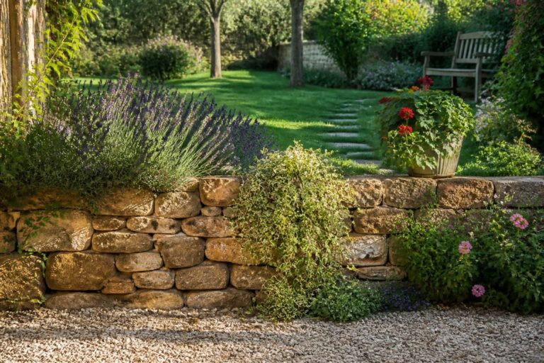 Muret jardin : comment l&rsquo;aménager en pierre