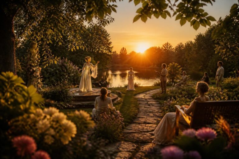 Plongez dans la poésie à Saumur : Les jardins bucoliques s’animent au spectacle unique dédié à Colet