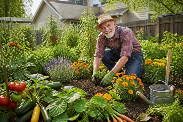 découvrez les raisons surprenantes pour lesquelles votre voisin plante des fleurs parmi ses légumes en plein été et comment cela peut bénéficier à son jardin.