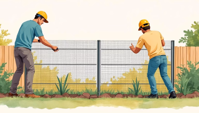 Comment construire une clôture en bois : guide pas à pas