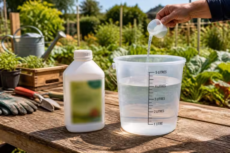 Dosage désherbant Radikal : bien doser pour 5 litres