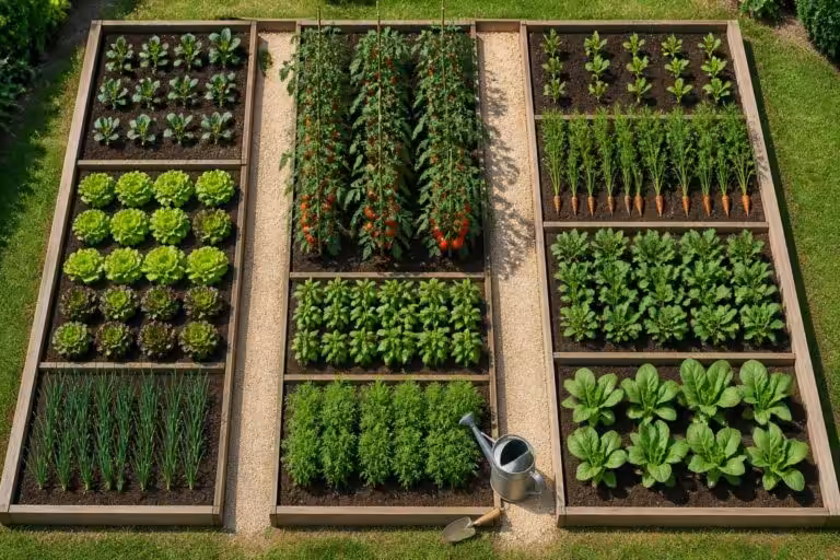 Plan potager rectangulaire : comment le concevoir