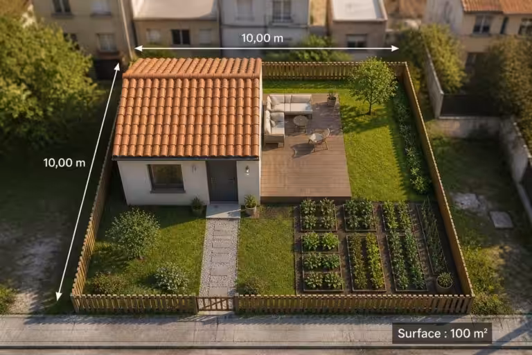 découvrez ce que représente concrètement un terrain de 100 m² : dimensions, utilisations possibles et idées d'aménagement pour mieux visualiser cet espace.